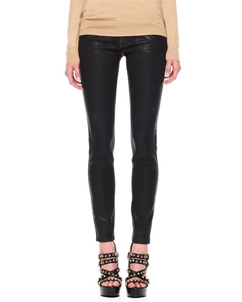 michael kors black leather jeans|michael kors women's clothing.